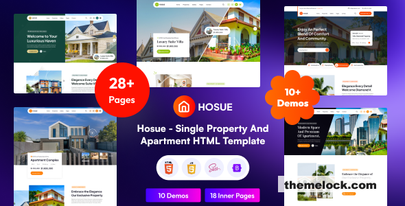 Hosue - Single Property & Apartment HTML Template