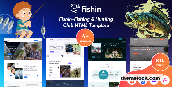 FIshin - Fishing & Hunting Club HTML Template