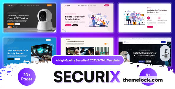 Securix - Security Service & CCTV Camera System HTML Template