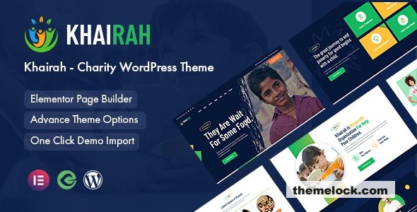 Khairah v1.0.2 - Charity WordPress Theme