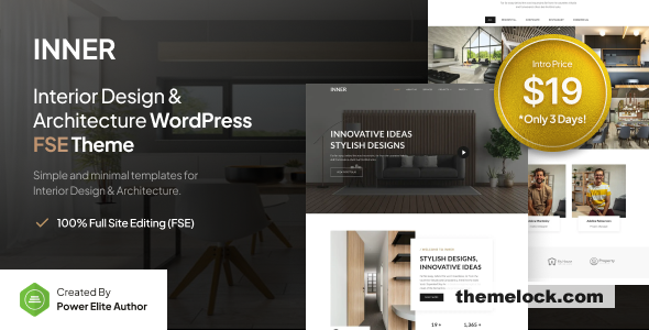 Inner v1.0.0 – Interior Design & Architecture WordPress Theme