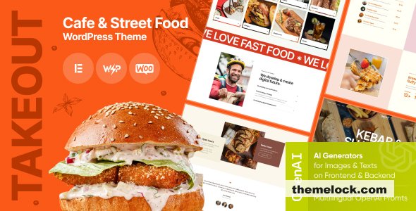 Takeout v1.0 - Cafe & Fast Food WordPress Theme