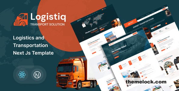 Logistiq - Logistics and Transportation React Next Js Template