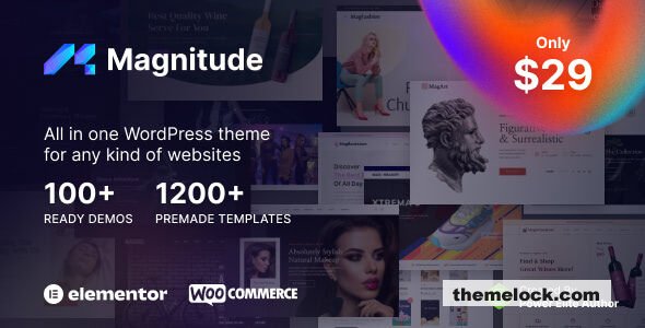 Magnitude v1.0.1 – Multi-Purpose Elementor Website & eCommerce Builder WordPress Theme