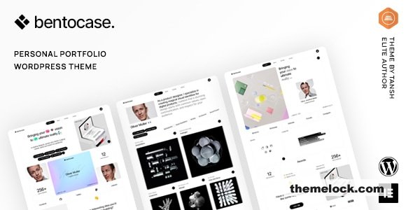 Bentocase v1.0.4 - Personal Portfolio WordPress Theme