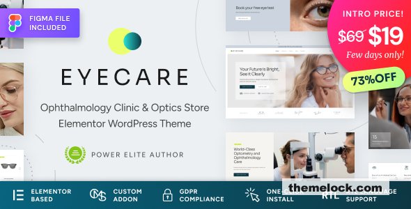 Eye Care v1.0.1 - WordPress Theme for Optometrist & Eye Clinic