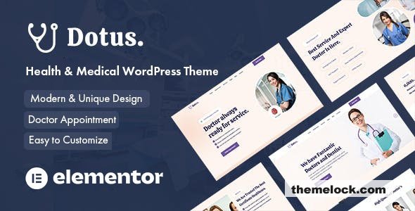 Dotus v1.0.1 - Health & Medical WordPress Theme