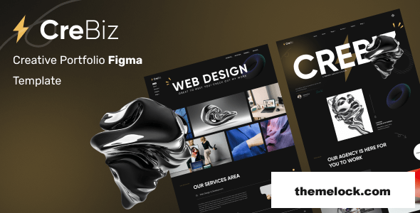 CreBiz - Creative Portfolio Figma Template