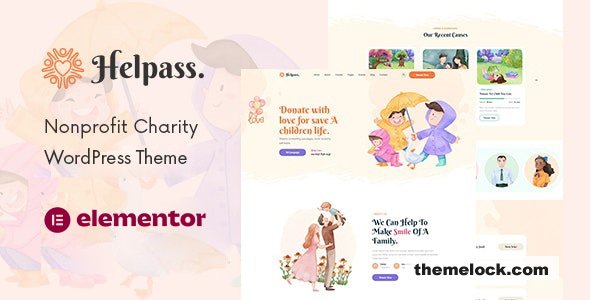 Helpass v1.0.1 - Charity WordPress Theme