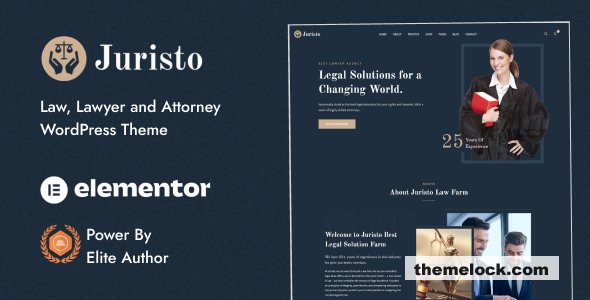 Juristo v1.0.1 - Lawyer & Attorney WordPress Theme