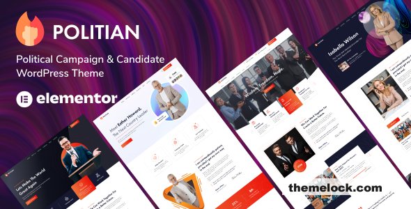 Politian v1.0.1 - Political Campaign WordPress Theme