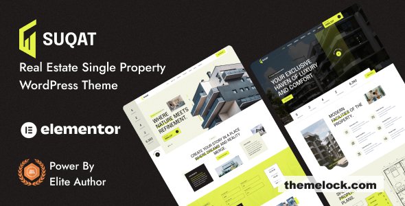 Suqat v1.0 - Single Property WordPress Theme