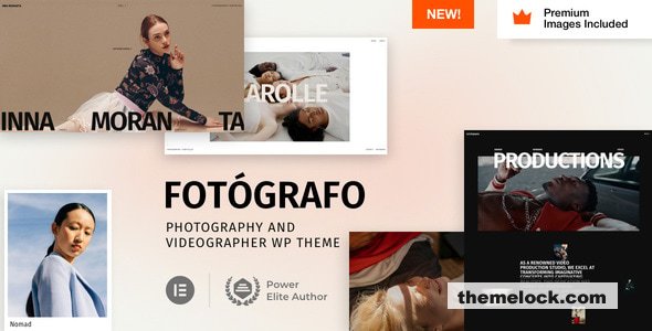 Fotógrafo v1.0 - Photography Videographer WordPress Theme