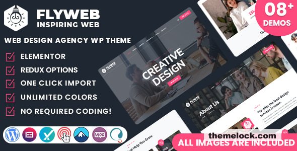 Flyweb v1.2 - Web Design Agency WordPress Theme