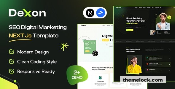 Dexon - SEO & Digital Marketing Agency NextJs Template