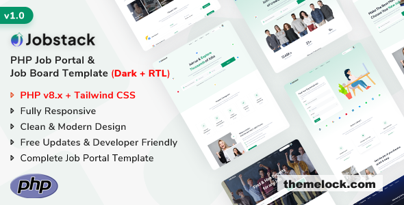 Jobstack - PHP Job Portal & Job Board Template