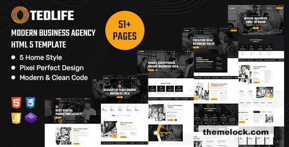 Tedlife - Business Consulting HTML5 Template