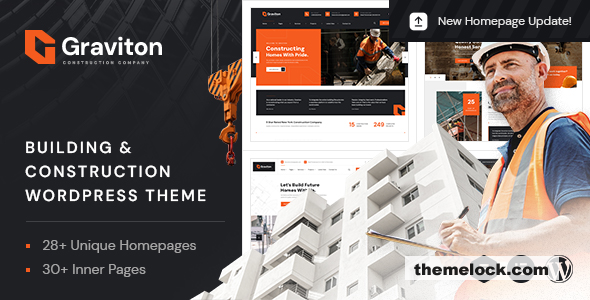 Graviton v1.0.8 - Construction WordPress Theme