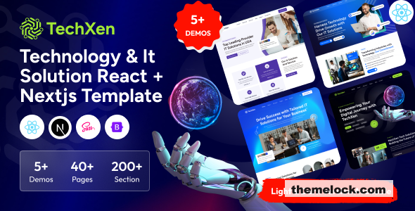 Techxen - Technology & It Solution React + NextJS Template