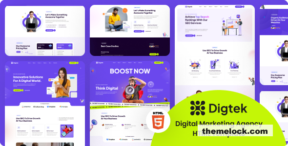 Digtek - Digital Marketing Agency HTML Template