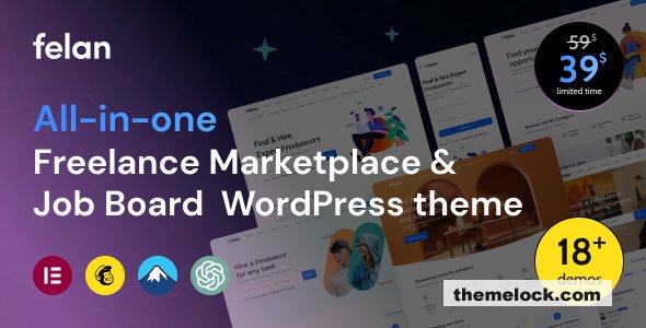 Felan v1.0.5 - Freelance Marketplace and Job Board WordPress Theme