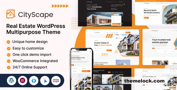 CityScape v1.0.0 – Real Estate WordPress Theme