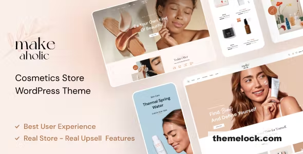 Makeaholic v1.7.0 - Beauty Cosmetics WordPress Theme
