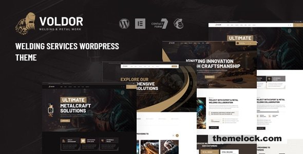 Voldor v1.0.0 - Welding & Metal Work WordPress Theme