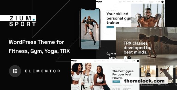 Zium v1.0.13 - Sports and Fitness WordPress Theme