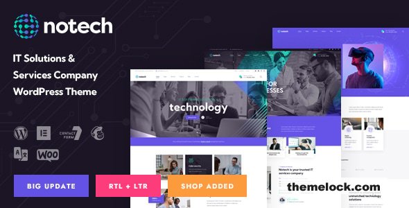 Notech v1.1 - IT Solutions & Services WordPress Theme
