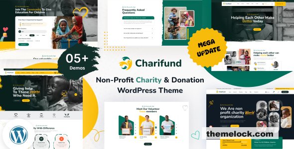 ChariFund v1.0.2 - Charity & Donation Foundation WordPress Theme Multipurpose