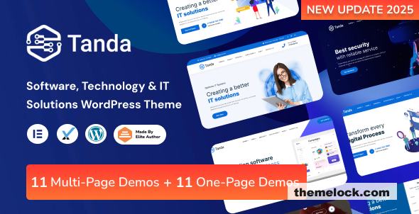 Tanda v1.5 - IT Solutions WordPress