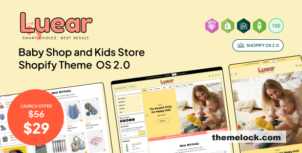 Luear v2.0.0 - Baby Shop and Kids Store Shopify Theme OS 2.0