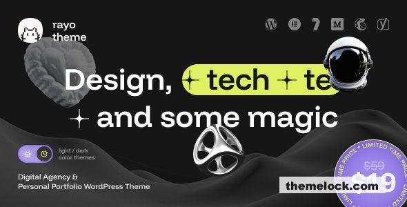 Rayo v1.0.1 - Digital Agency & Personal Portfolio WordPress Theme