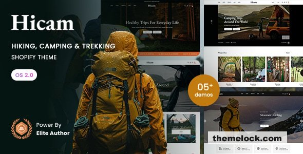 Hicam - Hiking, Camping & Trekking Shopify 2.0 Theme